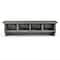 Alaterre Furniture Pomona 48" Metal and Wood Entryway Coat Hook with Storage Cubbies, Slate Gray AMBA24SG - alternate 5